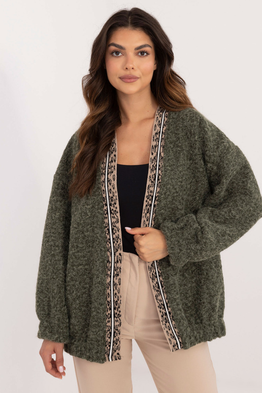 Kardiganas -DHJ-NA-A8500.11P-khaki