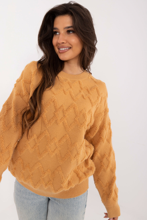 Megztinis-AT-SW-2361.61- Smėlio spalvos