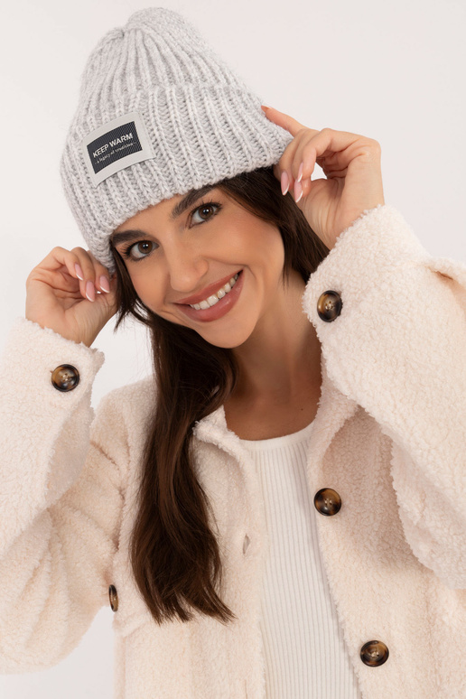 Kepurė JK-CZ-51.18-pilka Kepurė JK-CZ-51.18-pilka