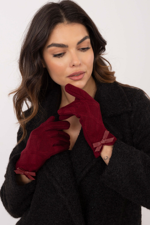 Pirštinės-AT-RK-239301.10X-bordo Pirštinės-AT-RK-239301.10X-bordo