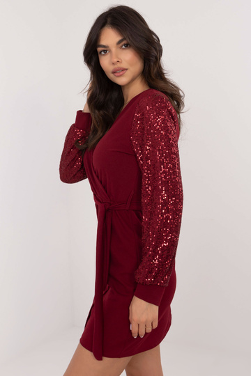 Suknelė-MI-SK-67634.99-bordo