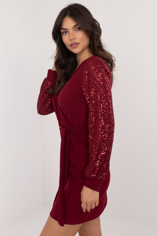 Suknelė-MI-SK-67634.99-bordo