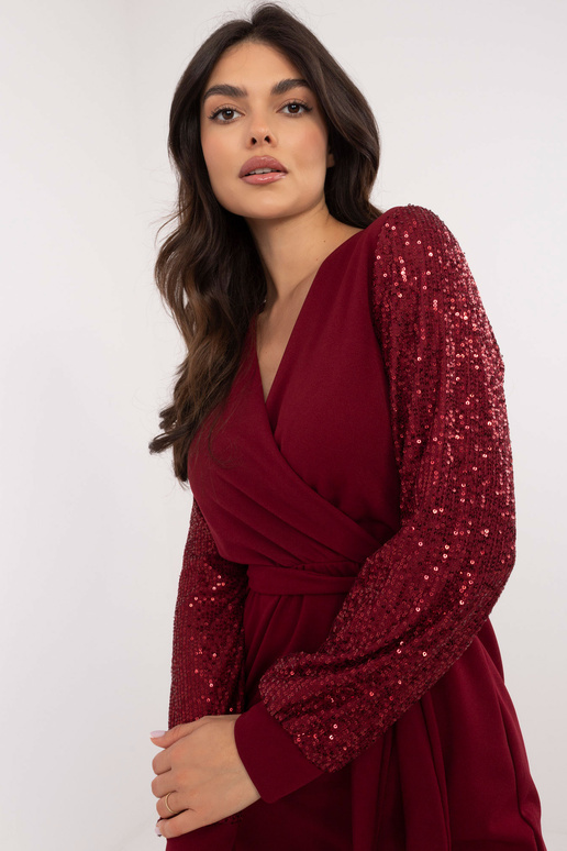 Suknelė-MI-SK-67634.99-bordo