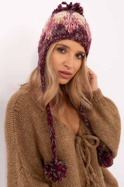 Kepurė -AT-CZ-CHA9213.91-bordo Kepurė -AT-CZ-CHA9213.91-bordo