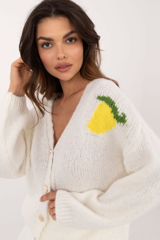 Megztinis -MI-SW-2108.92- balkšvos...