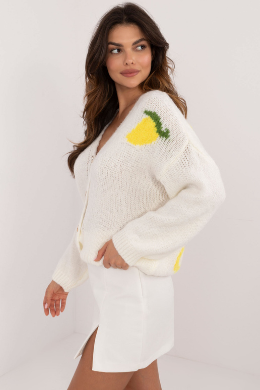 Megztinis -MI-SW-2108.92- balkšvos...