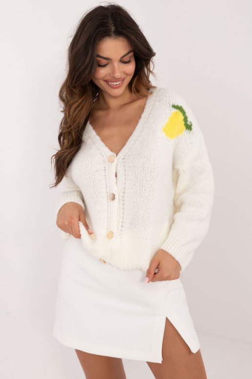 Megztinis -MI-SW-2108.92- balkšvos...