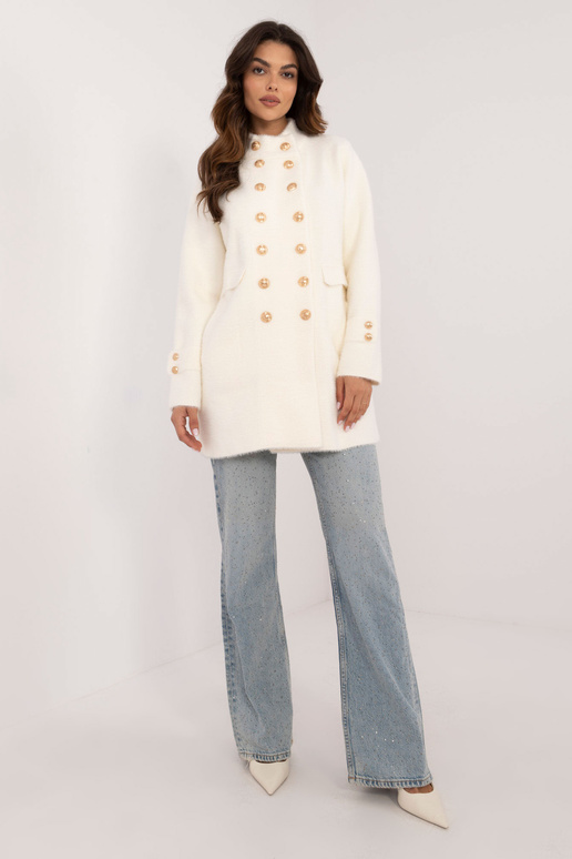 Paltas MBM-PL-4033.13X balkšvos spalvos