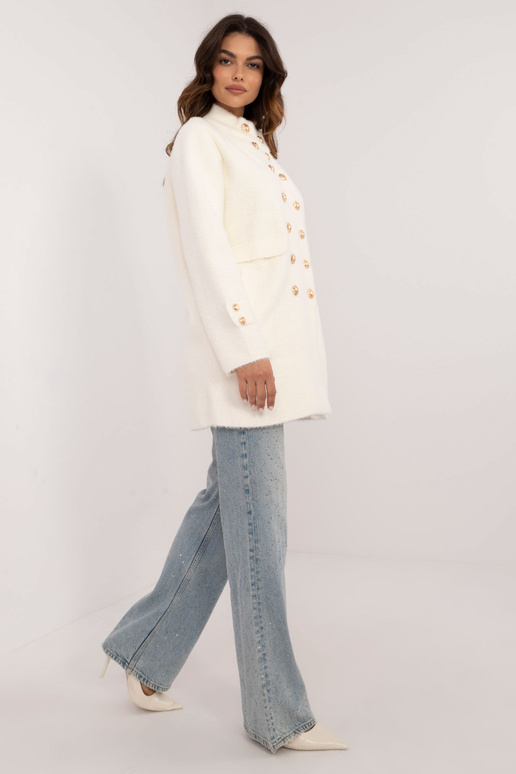 Paltas MBM-PL-4033.13X balkšvos spalvos