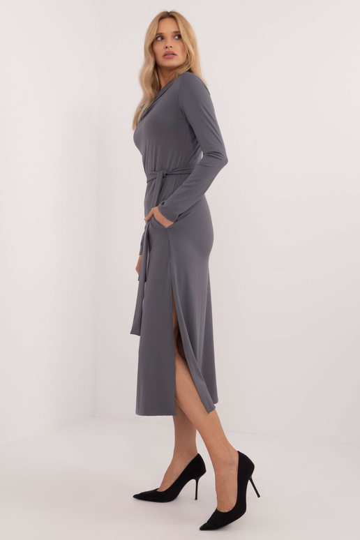 Suknelė-LK-SK-509792.21P-tamsiai pilka