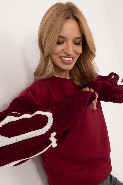 Megztinis-MI-BL-M5975.26P-bordo
