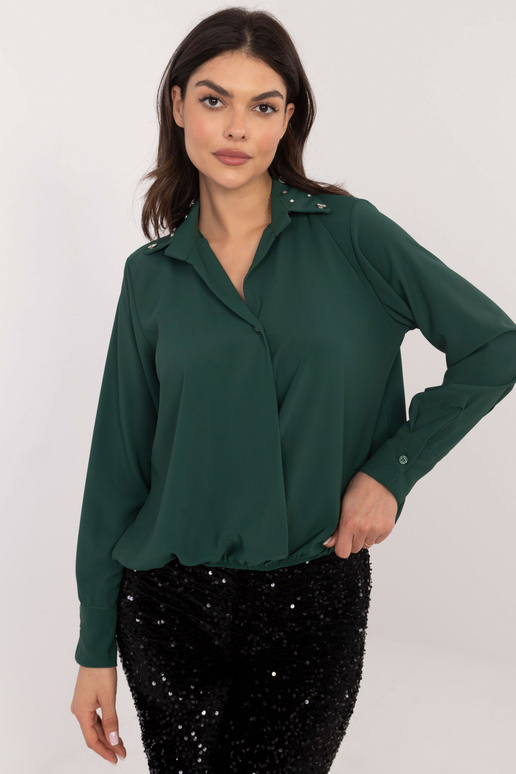 Marškiniai-DHJ-KS-15260.96-tamsiai žalia