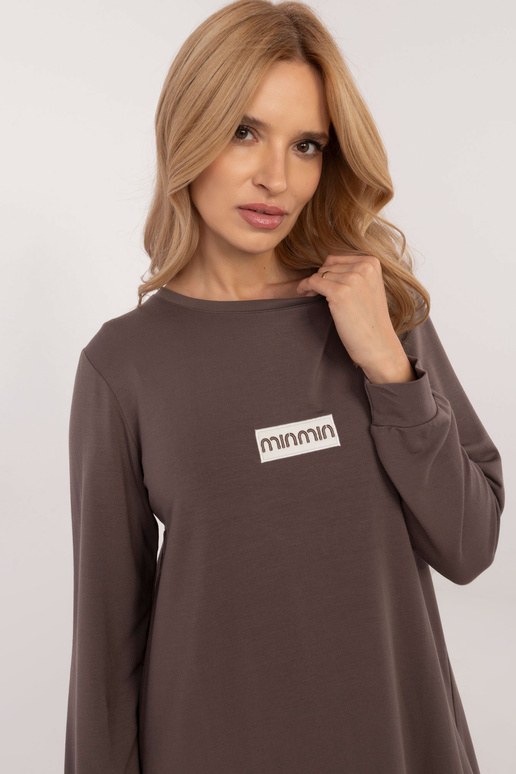 Suknelė-RV-SK-A-165.61-tamsiai ruda