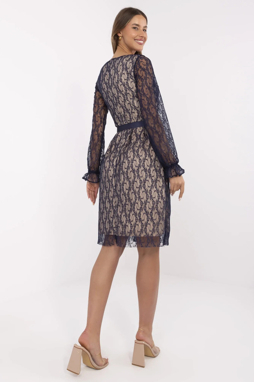 Suknelė-LK-SK-509941.70P-tamsiai mėlyna