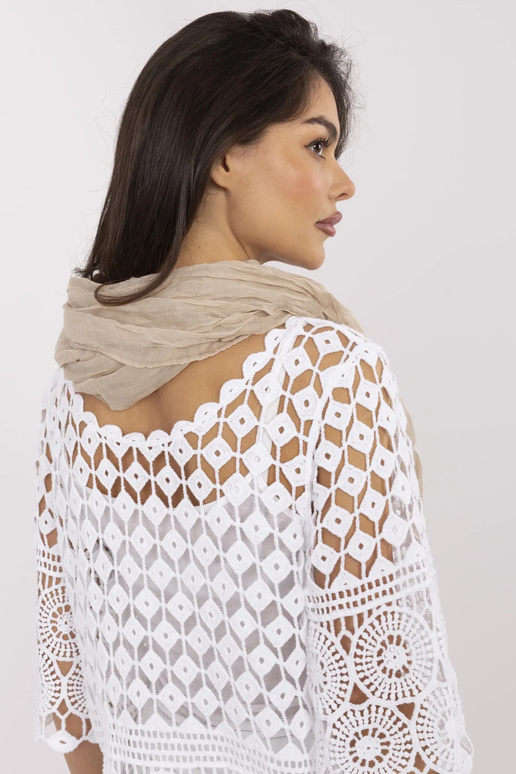 Šalikas-AT-CH-1906.98-smėlinės spalvos