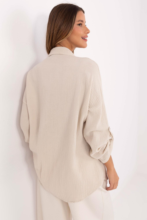 Marškiniai-MO-KS-9368.98-smėlio spalvos