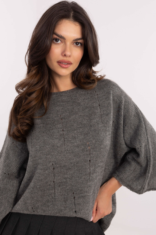 Megztinis-DHJ-SW-9314.04P-tamsiai pilkas