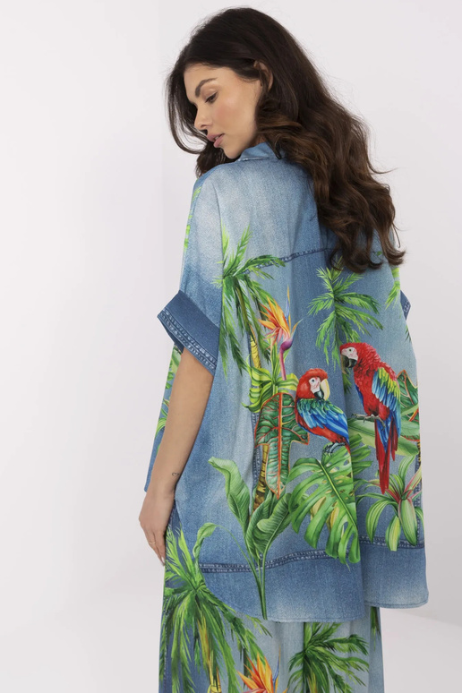 Marškiniai-DHJ-KS-19007-4,90-mėlyna