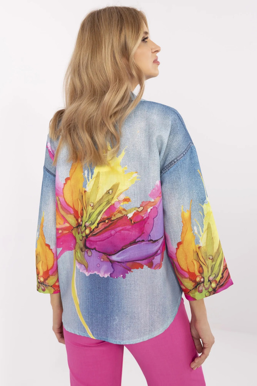 Marškiniai-DHJ-KS-16567-1,66-mėlyni