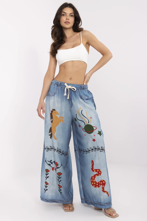 Kelnės-DHJ-SP-19183-9.54-mėlynos spalvos