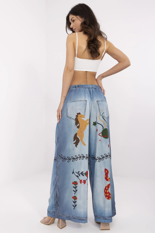 Kelnės-DHJ-SP-19183-9.54-mėlynos spalvos