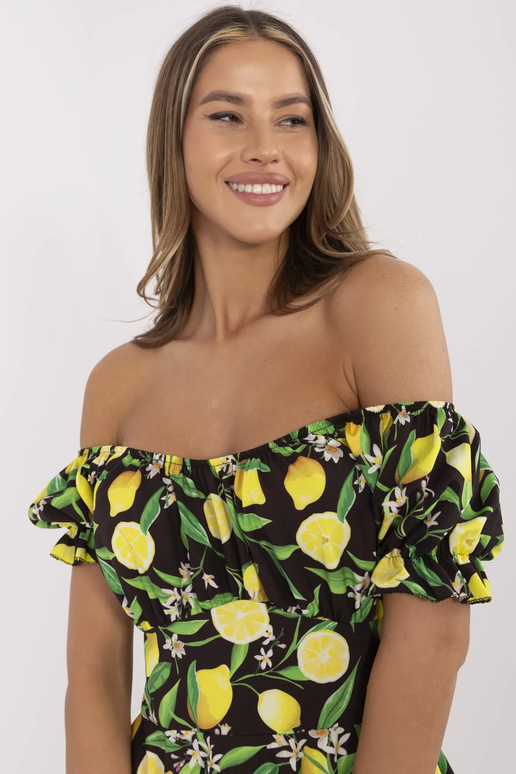 Suknelė-MI-SK-23797.76-juoda-geltona