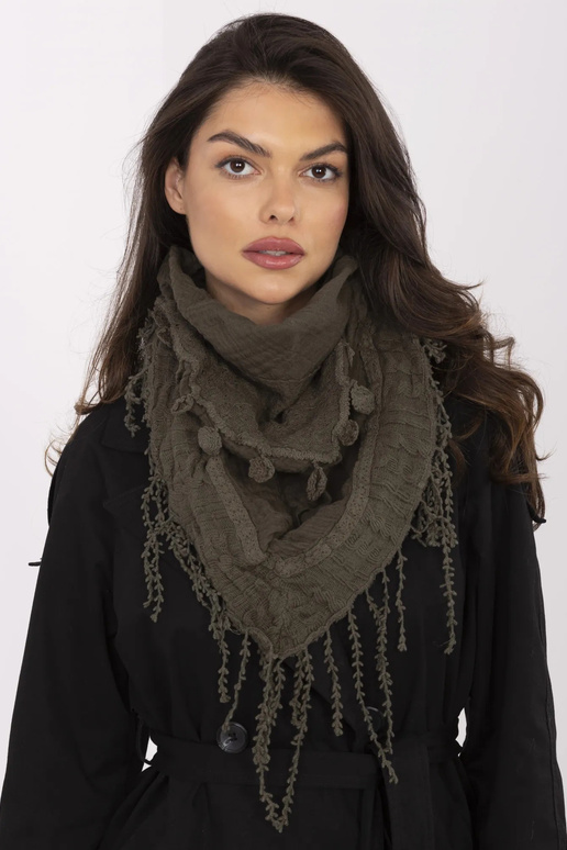 Šalikas-AT-CH-0414.84-chaki spalvos