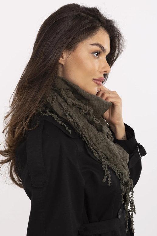 Šalikas-AT-CH-0414.84-chaki spalvos