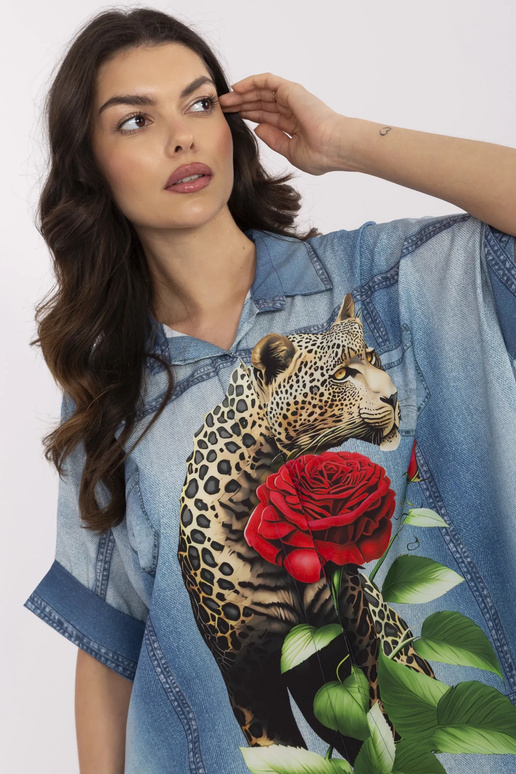 Marškiniai-DHJ-KS-19007-7,85-mėlyni