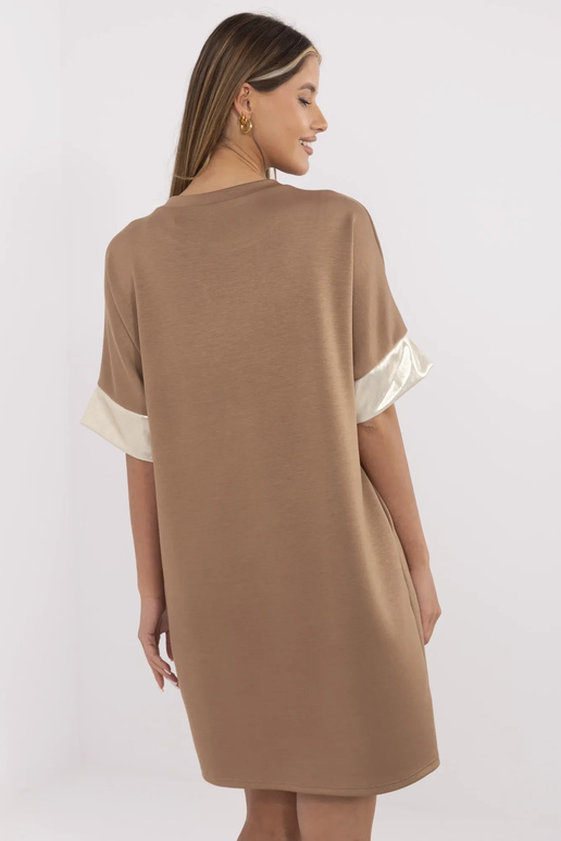 Suknelė-MI-SK-A6192.52-šviesiai ruda