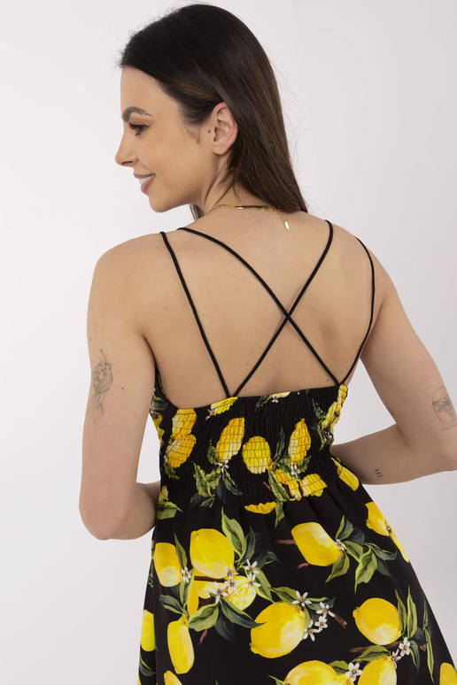 Suknelė-MI-SK-22099.76-juoda-geltona Suknelė-MI-SK-22099.76-juoda-geltona