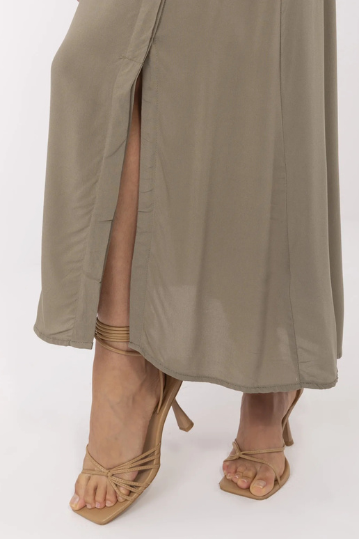 Sijonas-D73761M50222A-chaki spalvos