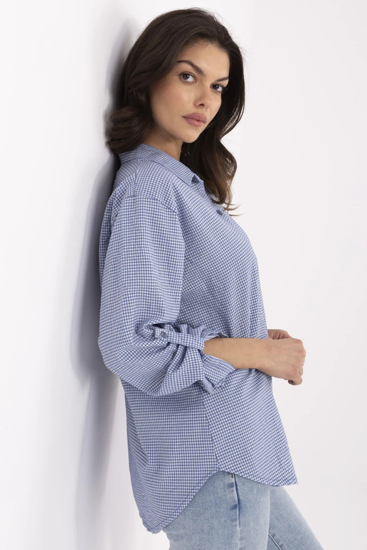 Marškiniai-MO-KS-1803.89-tamsiai mėlyni