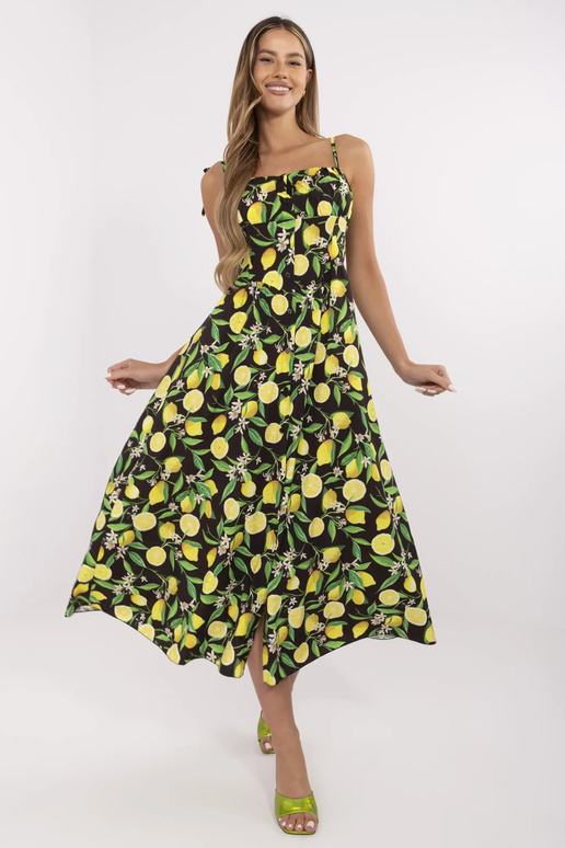 Suknelė-MI-SK-23817.40-juoda-geltona Suknelė-MI-SK-23817.40-juoda-geltona