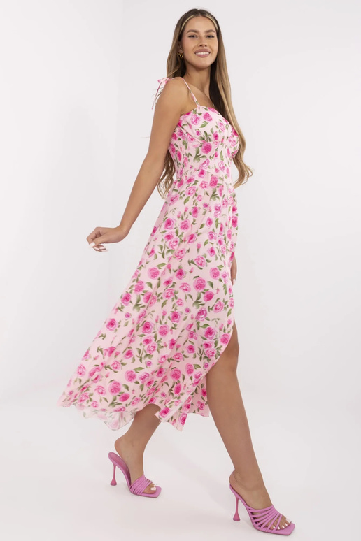 Gėlėta suknelė su skeltuku Italian... Gėlėta suknelė su skeltuku Italian...