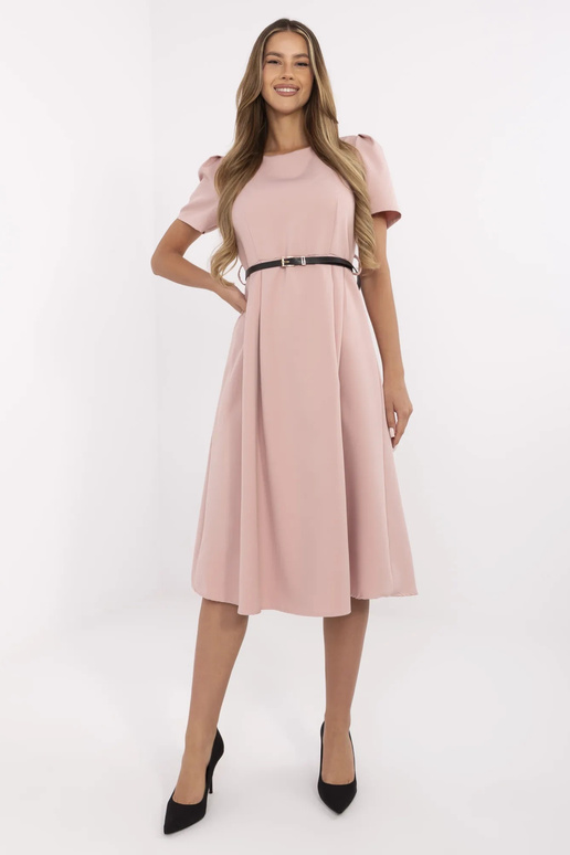 Suknelė-MI-SK-A2328.41-tamsiai rožinė