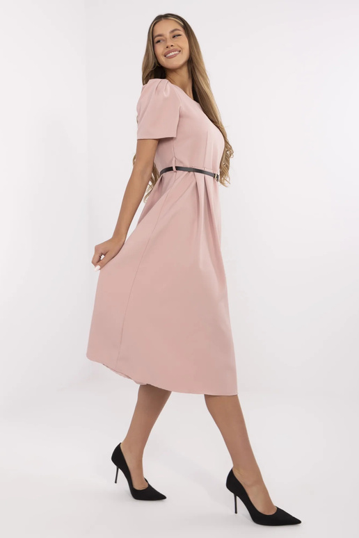 Suknelė-MI-SK-A2328.41-tamsiai rožinė