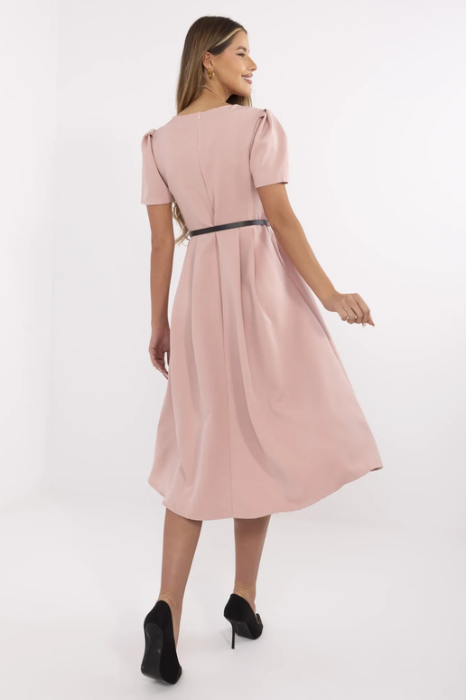 Suknelė-MI-SK-A2328.41-tamsiai rožinė