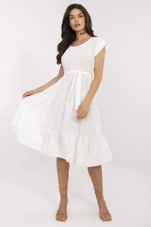 Suknelė-DHJ-SK-13583.18-ecru Suknelė-DHJ-SK-13583.18-ecru