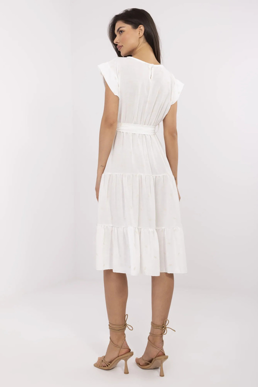 Suknelė-DHJ-SK-13583.18-ecru Suknelė-DHJ-SK-13583.18-ecru