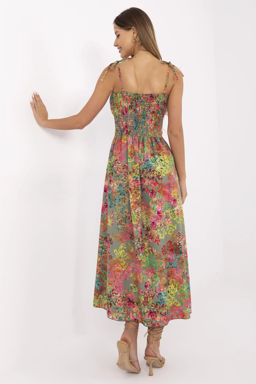 Suknelė-MI-SK-23817-6.85-chaki spalvos Suknelė-MI-SK-23817-6.85-chaki spalvos