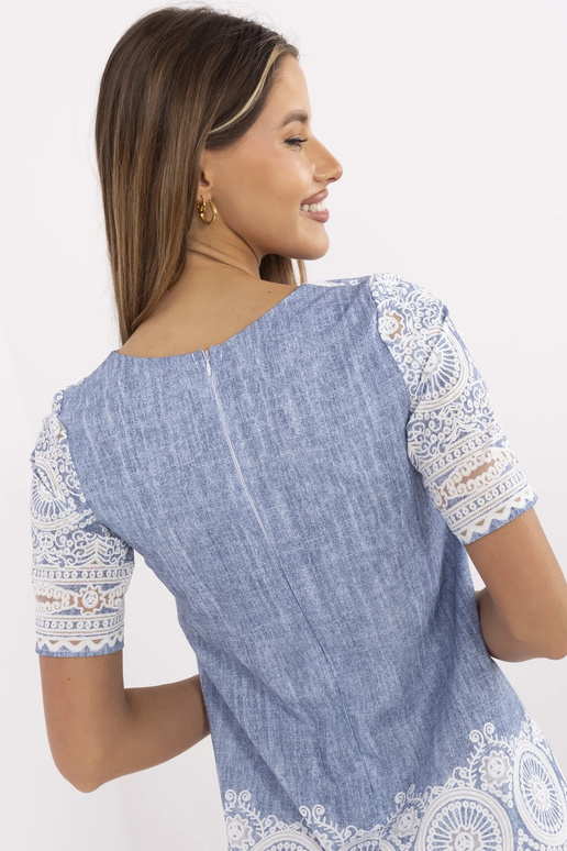 Suknelė-LK-SK-506836-1.74P-mėlyna Suknelė-LK-SK-506836-1.74P-mėlyna