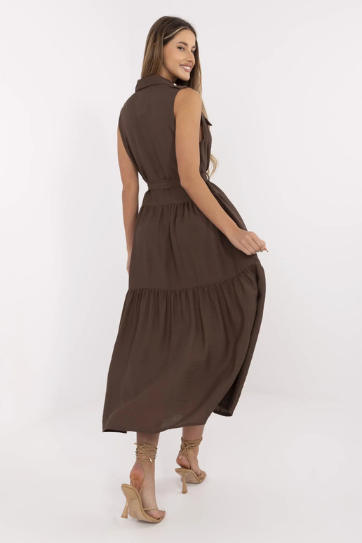 Suknelė-MI-SK-A5032.70P-ruda