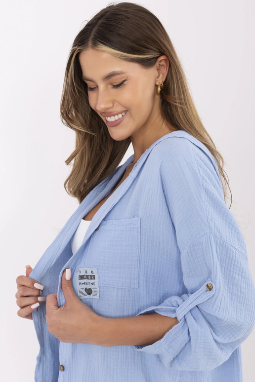 Marškinėliai-DHJ-KS-25157.87-mėlyni