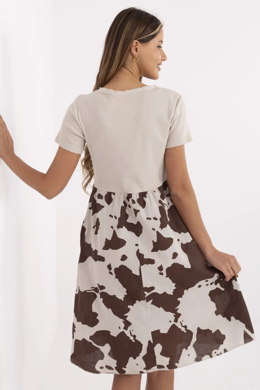 Suknelė-DHJ-SK-253701.80-smėlinė