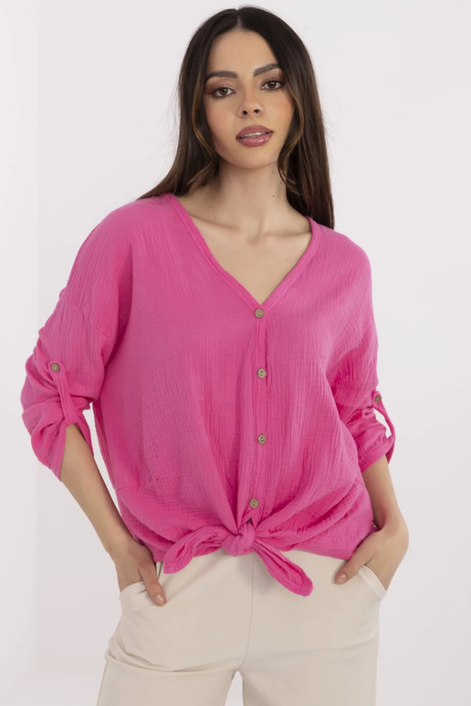 Marškiniai-DHJ-KS-25108.60P-fluo rožinė