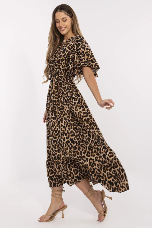 Suknelė-DHJ-SK-17696.88-kumelinė Suknelė-DHJ-SK-17696.88-kumelinė