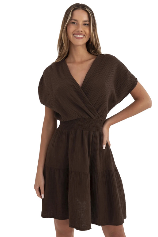 Suknelė-MI-SK-92160.00-tamsiai ruda