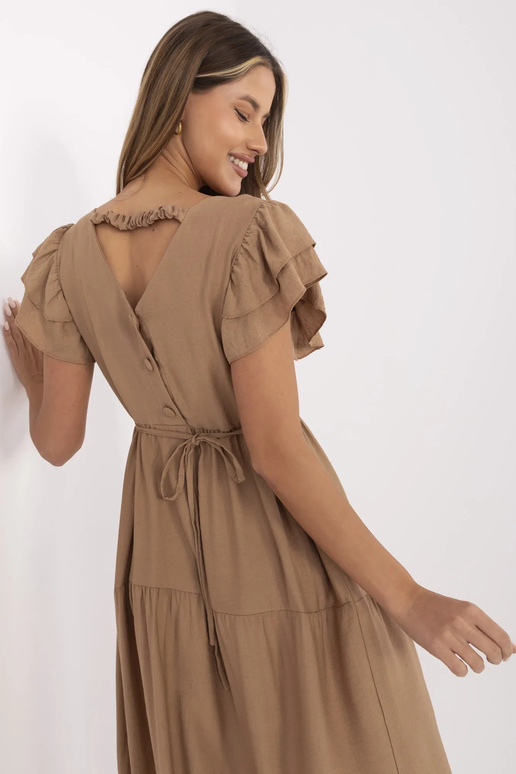 Suknelė-MI-SK-A2489.21-kumelinė