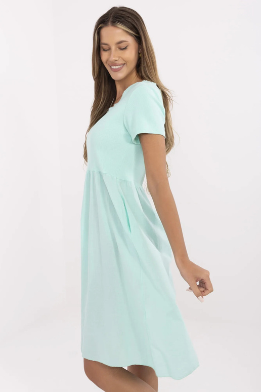 Suknelė-DHJ-SK-25370.85-mėtinė Suknelė-DHJ-SK-25370.85-mėtinė